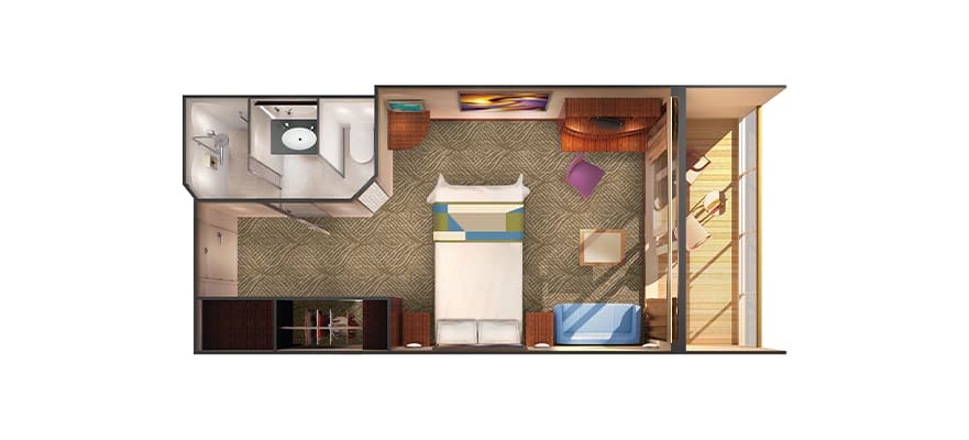 Balcony floor plan