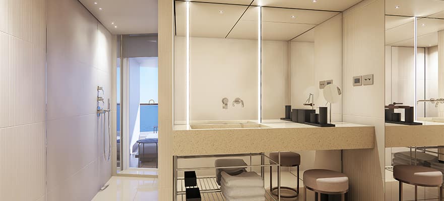 The Haven, Heck-Penthouse, Badezimmer