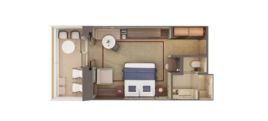 The Haven Penthouse with Balcony floor plan