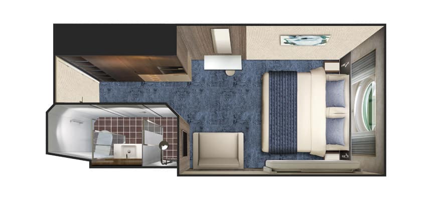 Sail Away Oceanview floor plan