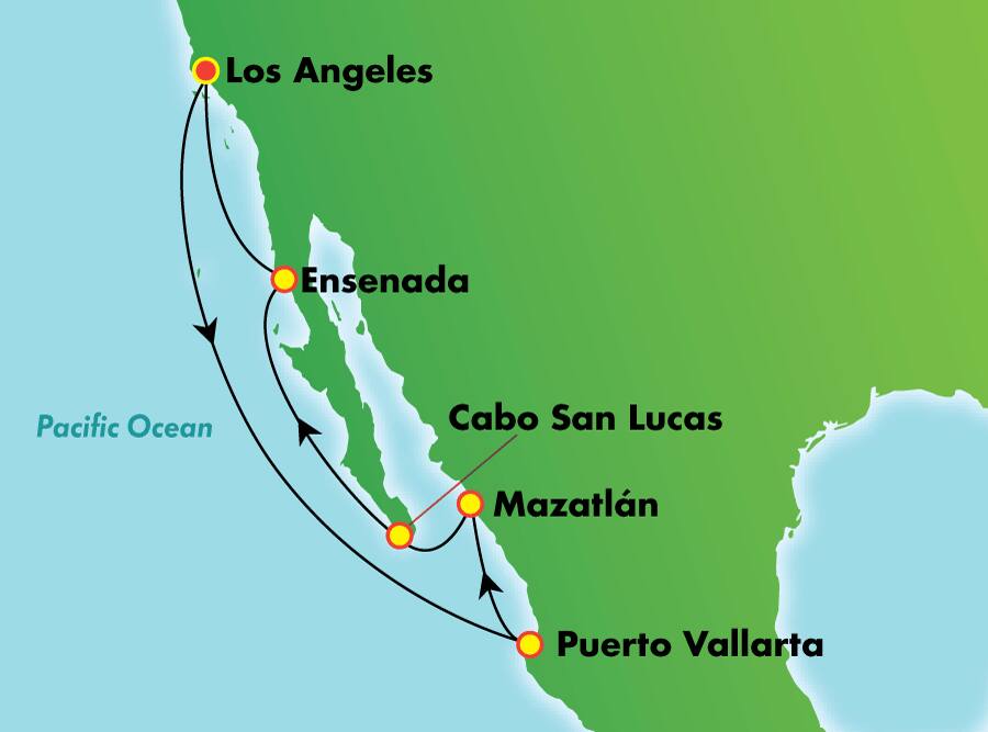 8-Day Mexican Riviera from Los Angeles 8-Day Mexican Riviera from Los Angeles
