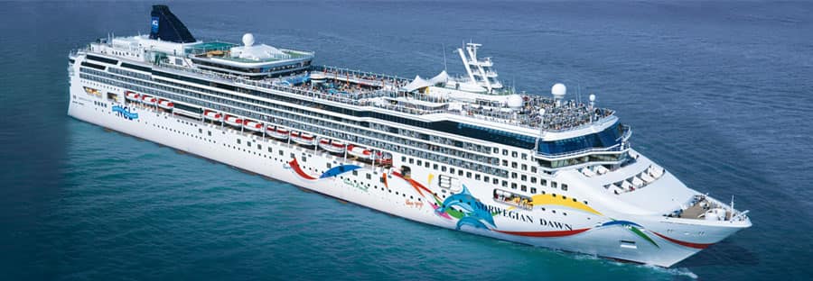 Parti in crociera sulla Norwegian Dawn