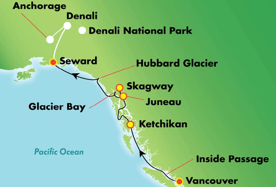 Escursione di 11 giorni Anchorage Denali Express