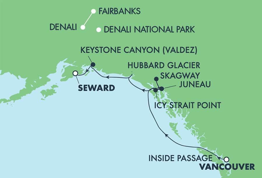 Expreso Denali y Fairbanks, 11 días