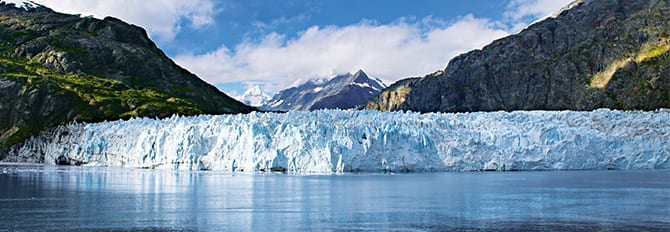 Ghiacciaio Hubbard in Alaska