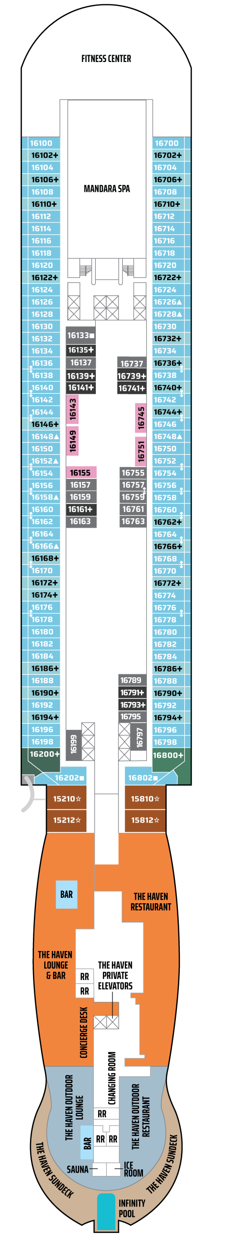 Plano de la cubierta 16