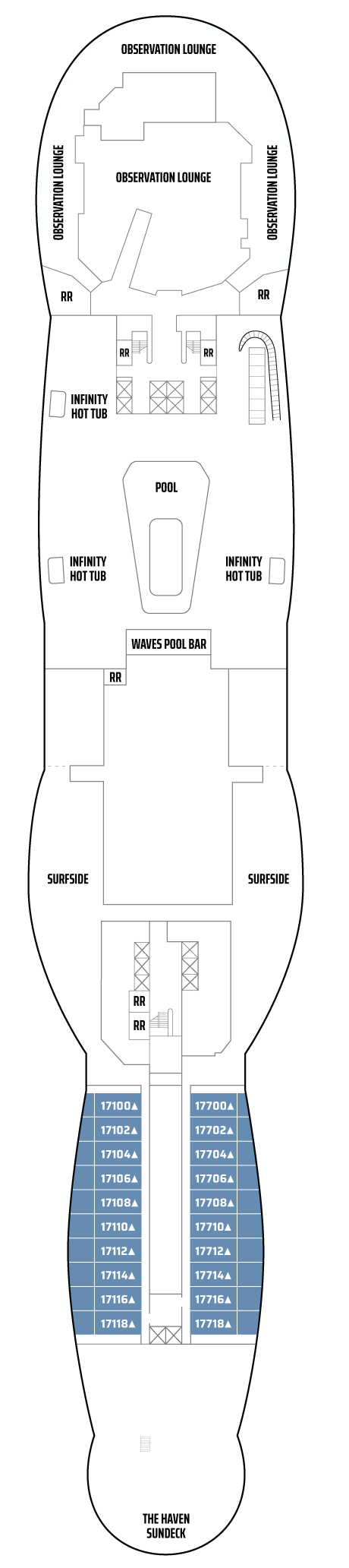 Plano de la cubierta 17