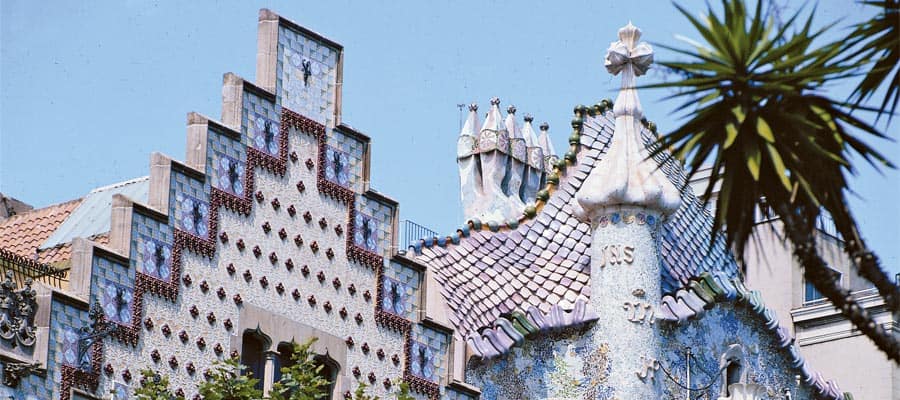 הארכיטקטורה של ברצלונה בשייט שלכם לאירופה