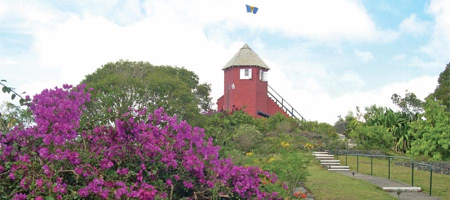 Scopri gli incantevoli paesaggi dell'isola, durante la tua crociera a Bridgetown