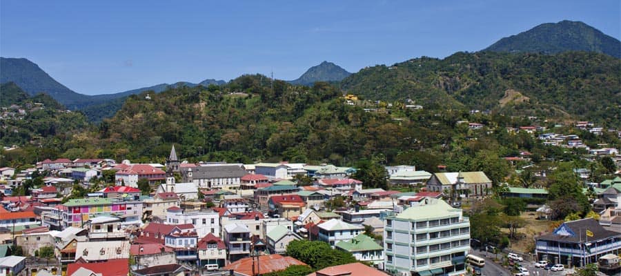 Colourful towns of Bridgetown, Barbados