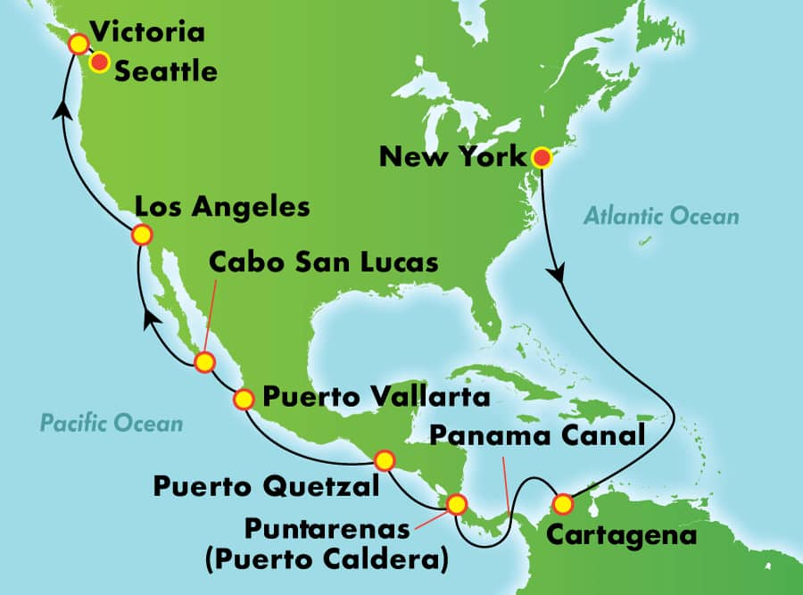 cruises from nyc to panama