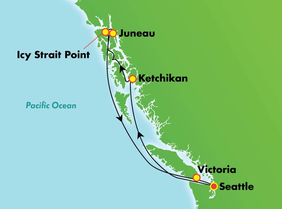 7-Day Alaska with Holkham Bay from Seattle 7-Day Alaska with Holkham Bay from Seattle