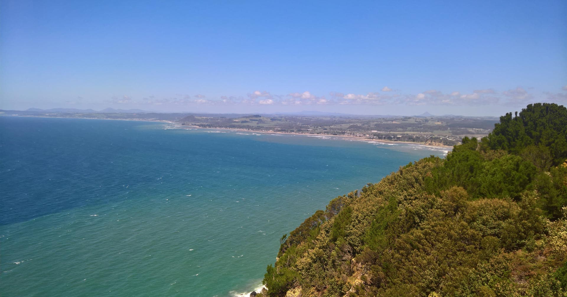 美しい海岸線の風景 
