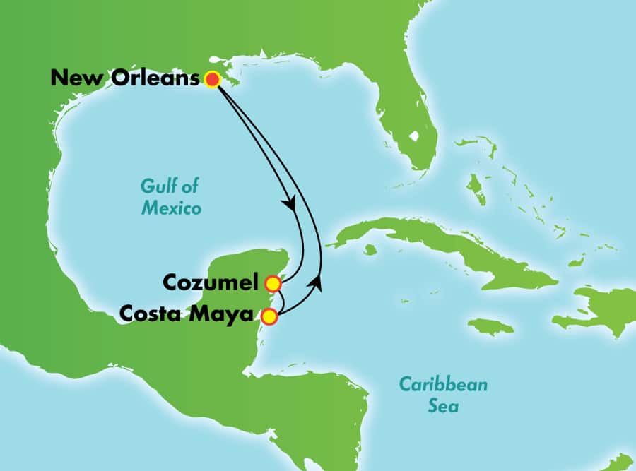 5Day Western Caribbean from New Orleans Norwegian Cruise Line