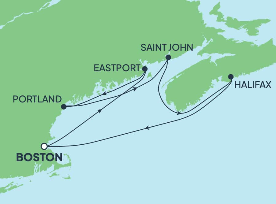 Canadá y Nueva Inglaterra: Eastport y Halifax