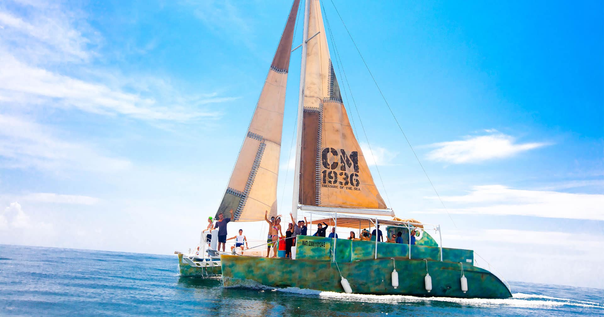 costa maya catamaran sail and snorkel