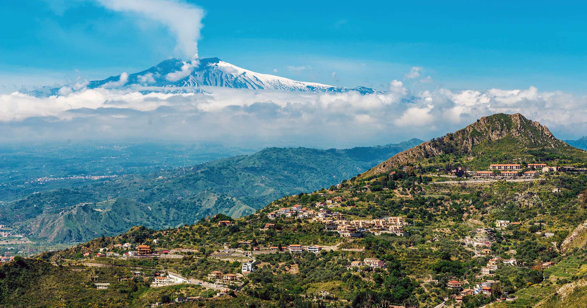 Monte Etna y Viñedo San Michele Estate