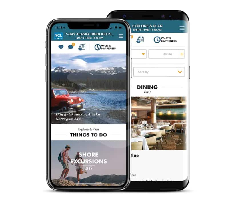 Download the Cruise Norwegian App for iOS and Android