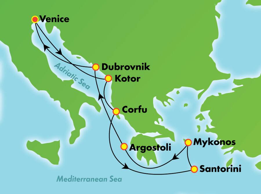7-Day Greek Isles from Venice 7-Day Greek Isles from Venice
