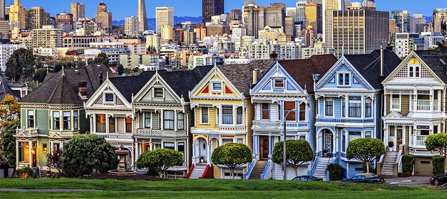 Visit the Painted Ladies on your cruise from San Francisco