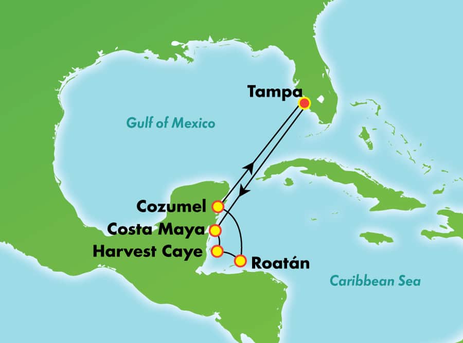 7 day western caribbean cruise from tampa