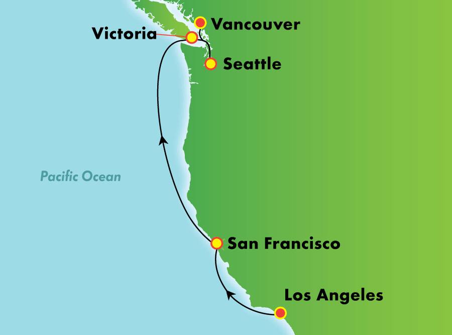 6 Tage Pazifikküste ab Los Angeles 6 Tage Pazifikküste ab Los Angeles