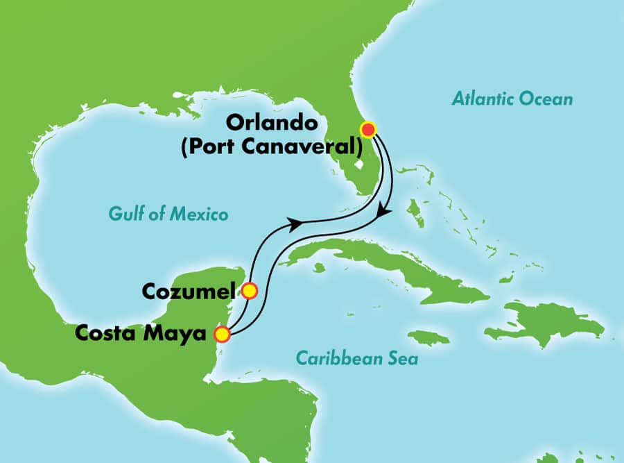 Costa Maya Cruise Port Map - Maping Resources