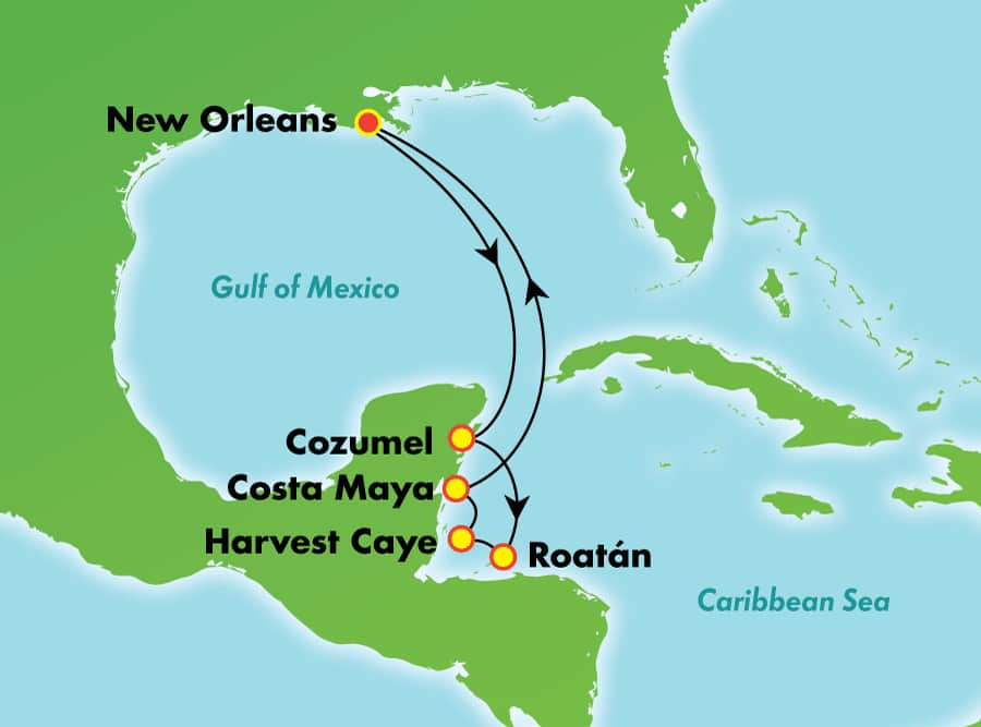 7 day western caribbean cruise new orleans