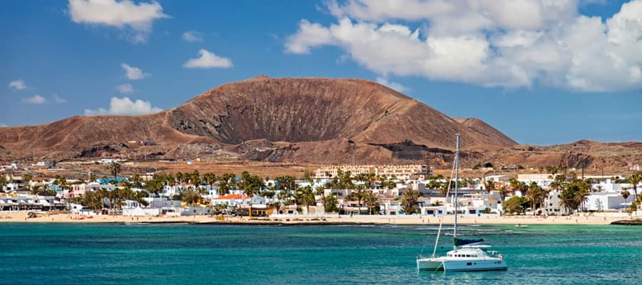 Experience the natural beauty surrounding the town of Corralejo.