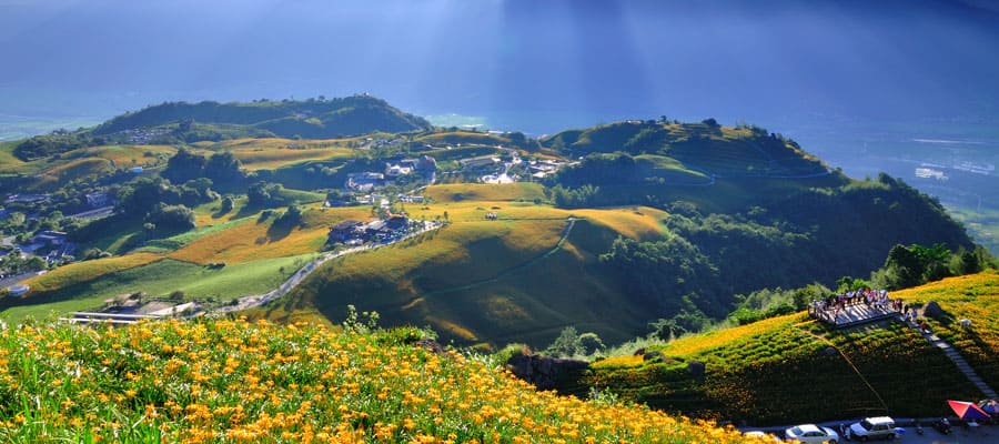 Hualien is the largest and most mountainous county in Taiwan.