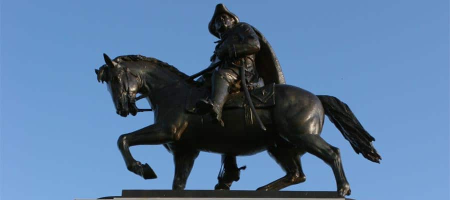 Statue de Sam Houston à Hermann Park sur votre croisière à Houston