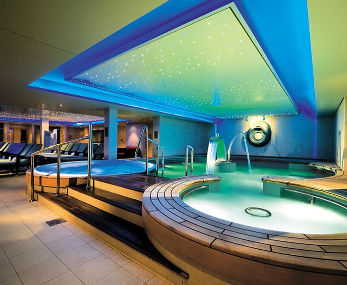 ノルウェージャンクルーズライン　ザ・ヘブン　スパ　The Haven's Thermal Suite on Norwegian Epic