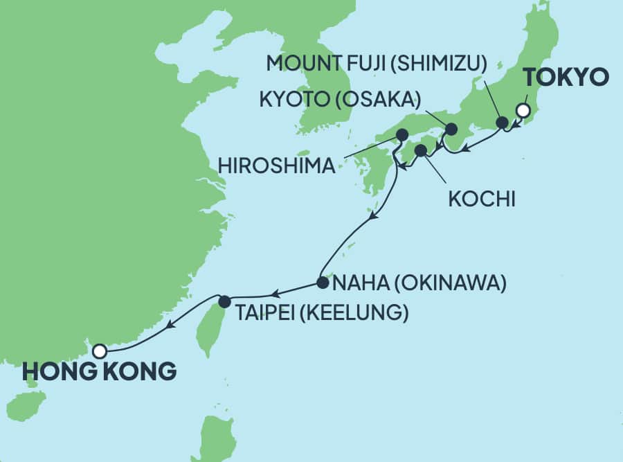Asia: Taipéi, Osaka, Kochi y Okinawa