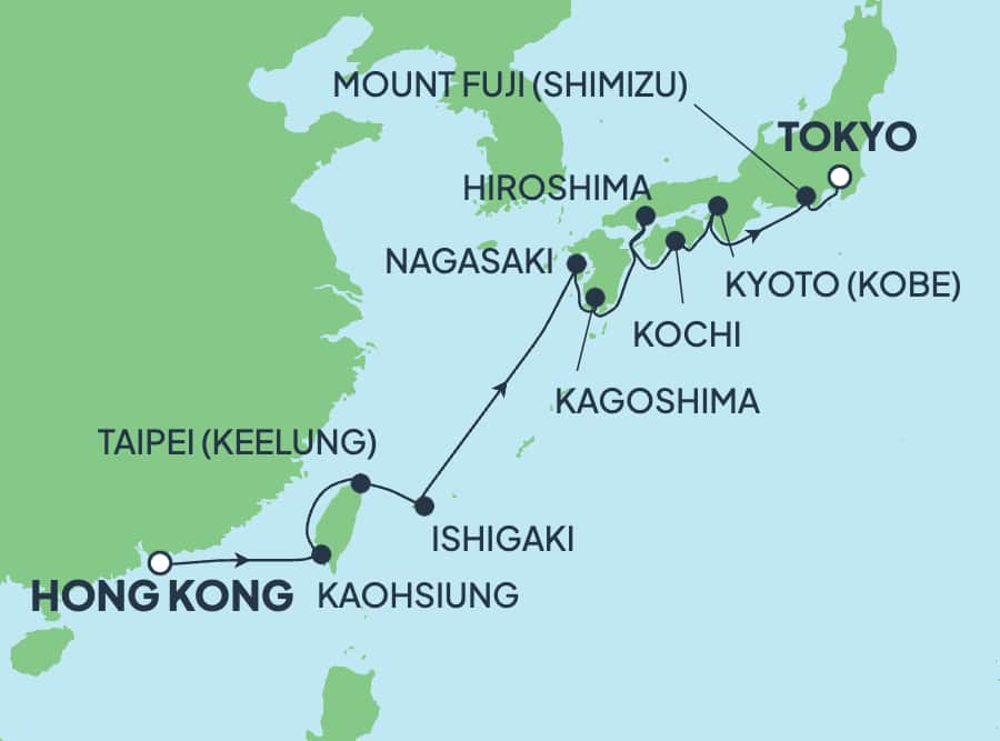 Asia: Taipéi, Kobe y Kochi