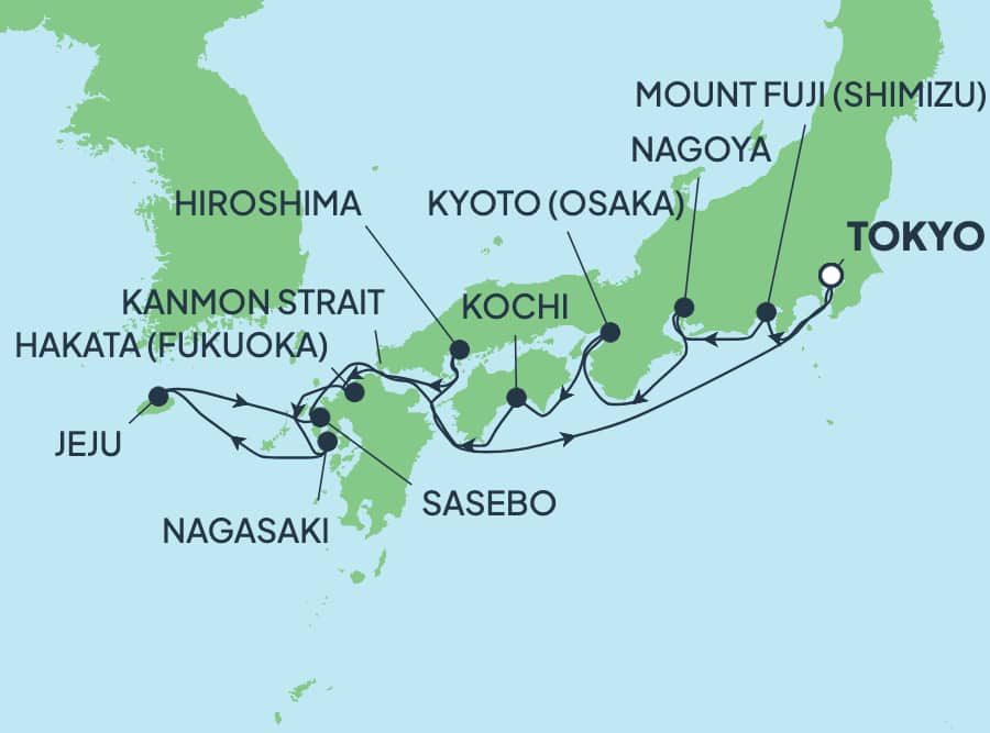 Asia: Kochi, Osaka, Jeju y Nagoya