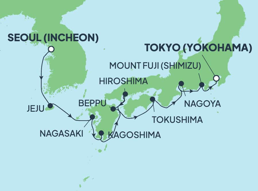 Asia: Jeju, Nagoya y monte Fuji