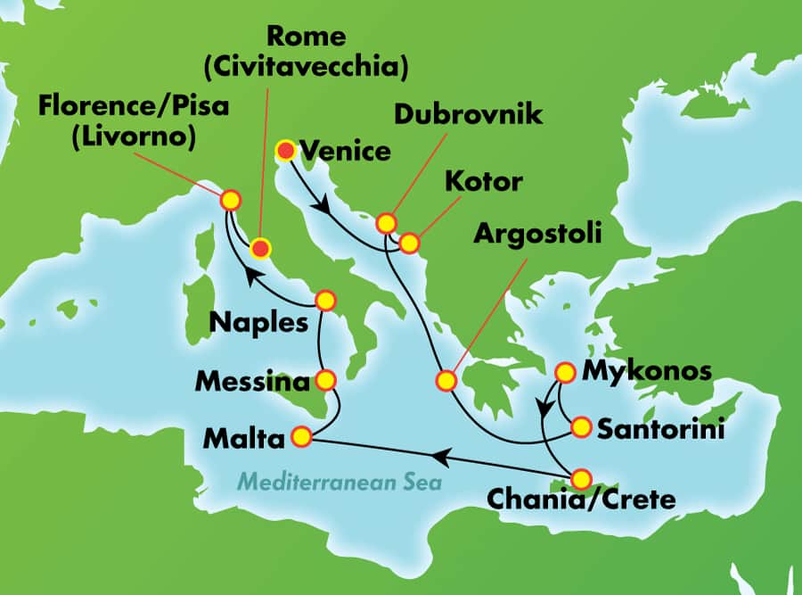 11-Day Greek Isles & Italy from Venice 11-Day Greek Isles & Italy from Venice