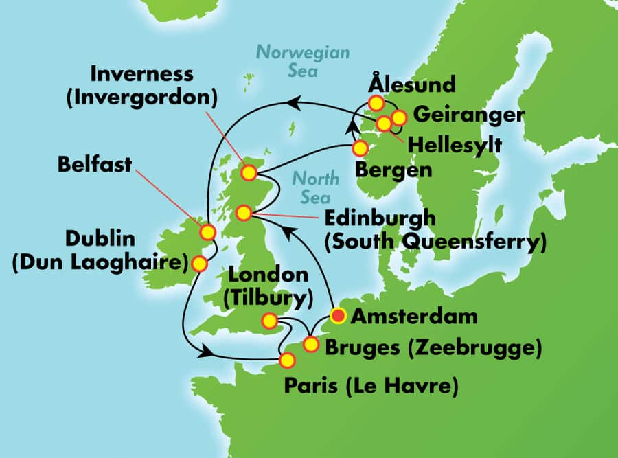 ncl cruise british isles