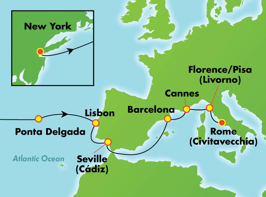 14-Day Portugal, Spain, France & Italy: Transatlantic Treasures 14-Day Portugal, Spain, France & Italy: Transatlantic Treasures