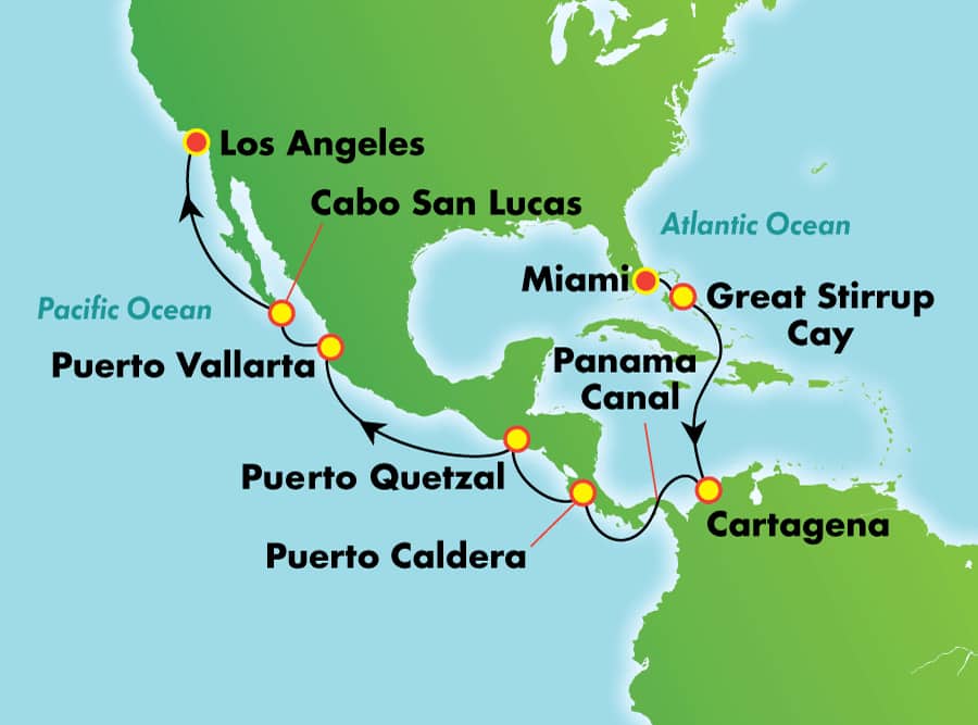 Exploration du canal de Panama : relier les océans au départ de Miami, 16 jours Exploration du canal de Panama : relier les océans au départ de Miami, 16 jours