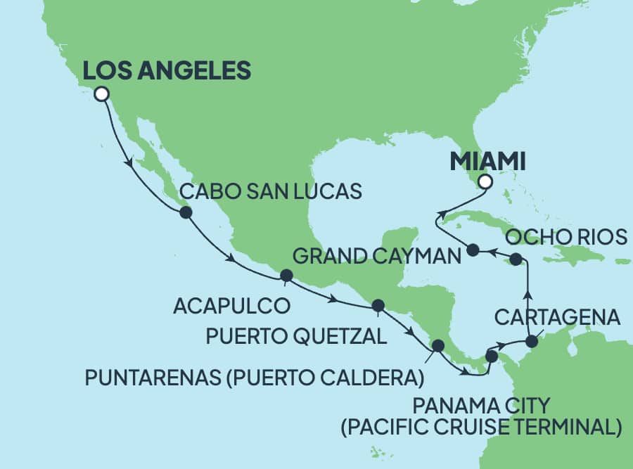 Canal de Panamá: México y Jamaica