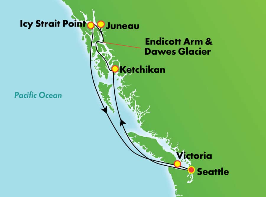 La pintoresca Alaska: Pasaje Interior desde Seattle, 7 días La pintoresca Alaska: Pasaje Interior desde Seattle, 7 días