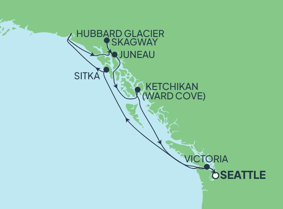 Alaska: Skagway, Juneau, Ketchikan y Sitka