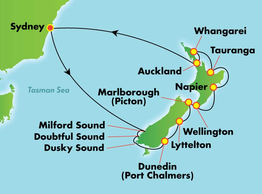 14-Day Australia & New Zealand from Sydney 14-Day Australia & New Zealand from Sydney