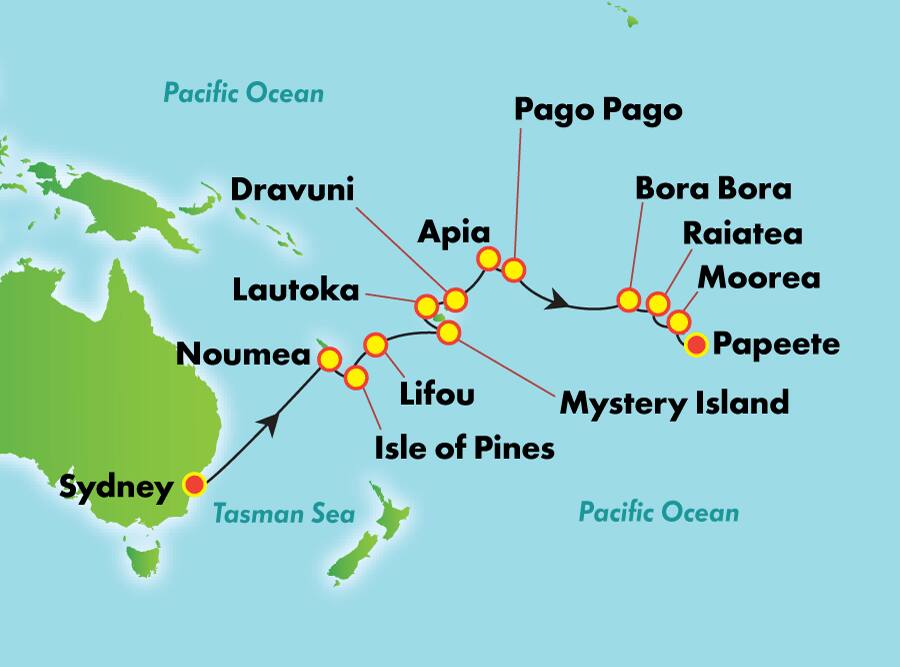 19 Tage Australien und Französisch-Polynesien ab Sydney 19 Tage Australien und Französisch-Polynesien ab Sydney