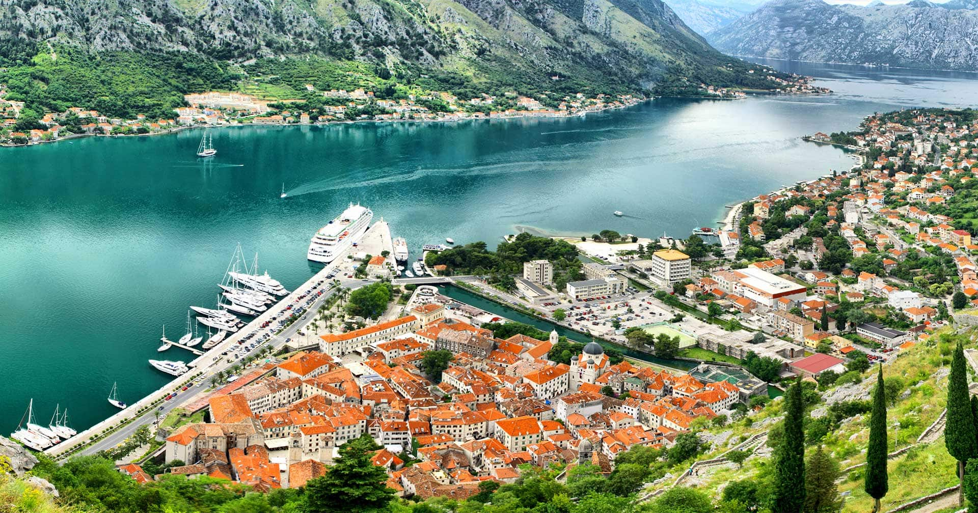 kotor bay catamaran sail