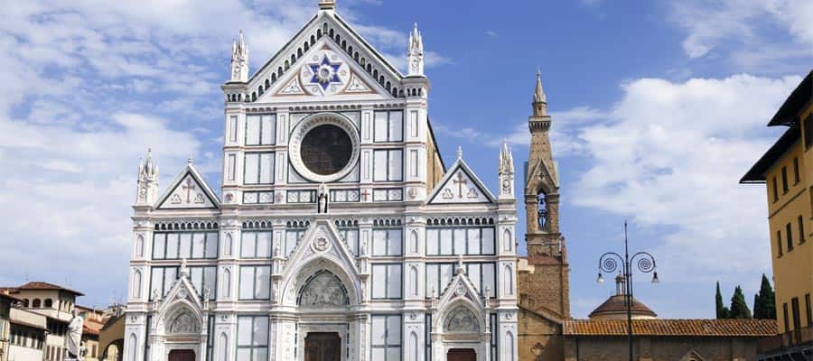 The Basilica di Santa Croce on your Florence cruise
