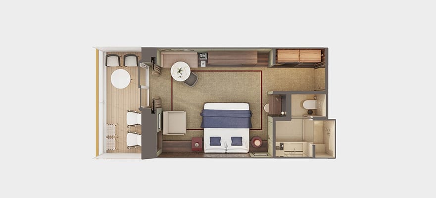 The Haven Penthouse with Balcony floor plan