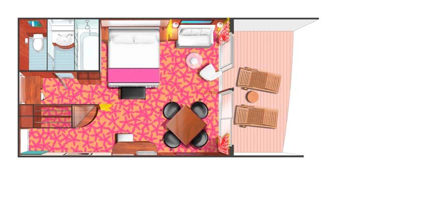 Penthouse with Large Balcony floor plan