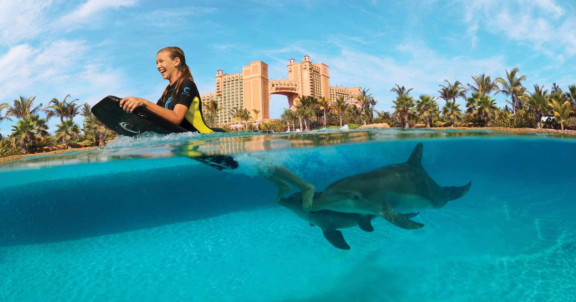 Nassau, Bahamas Atlantis Aquaventure & Dolphin Cay Swim Excursion Norwegian Cruise Line